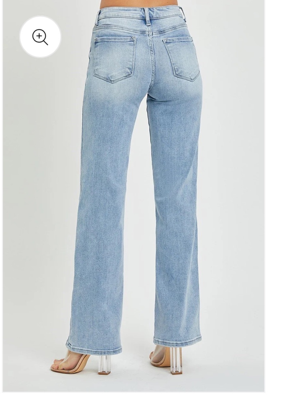 Risen Mid Rise Straight Denim Jeans size 9/29 - Picture 4 of 16